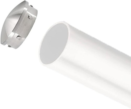 Edelstahl Fußschienenrohr konische Endkappen für 2" OD Handlaufschläuche - Bild 2 von 18