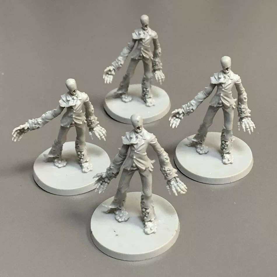 Random 6PCS Zombies Surviors Zombicide 2nd Board Game Miniatures