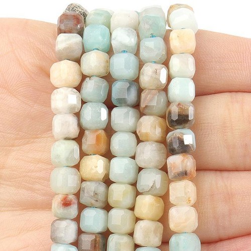Natural Square Cube Beads Faceted Tourmaline 5mm Jewelry Making DIY Bracelet - Picture 37 of 43