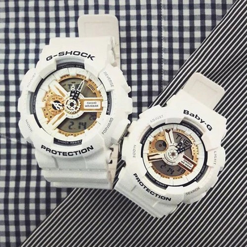 Casio G-Shock BABY-G LOV-16A-7A White Lover's Collection Rubber Watch - 第 3/4 張圖片
