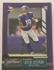 Justin Jefferson 2020 PLAYBOOK Rookie Card #114 (4465)