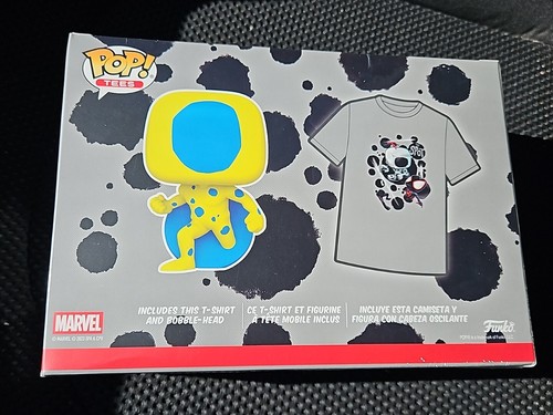 Funko Spiderman Across the Spiderverse The Spot Blacklight Pop & Tee M Target - Picture 2 of 3