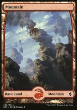 Magic the Gathering MTG Mountain (269) Battle for Zendikar   LP