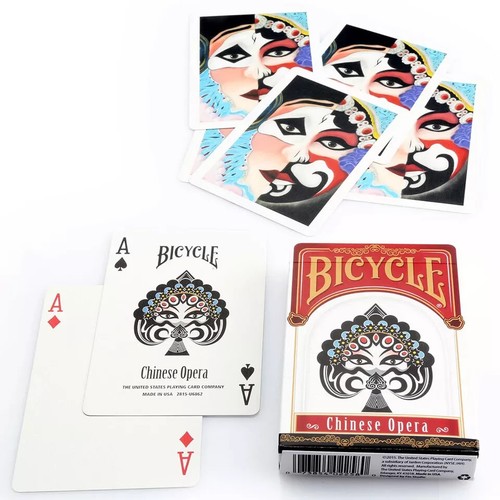 Bicycle Opera Playing Cards Mask Peking Chinese Beijing Xiqu New Year USPC 2015 - Picture 2 of 4
