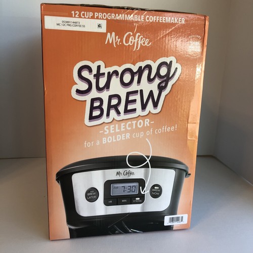 Mr. Coffee 12-Cup Programmable Coffeemaker with Strong Brew Selector NIB Sealed - Bild 6 von 9