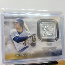 2021 Topps Update - PAUL MOLITOR - 70th Anniversary Logo Patch T70P-PM