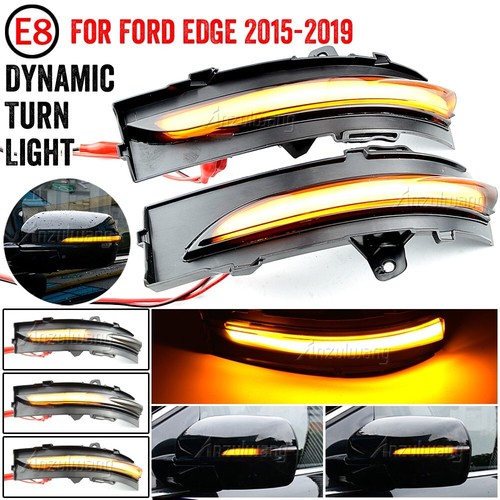 Dynamic Side Turn Signal Light For Ford EDGE 2015-2019 - Picture 4 of 17