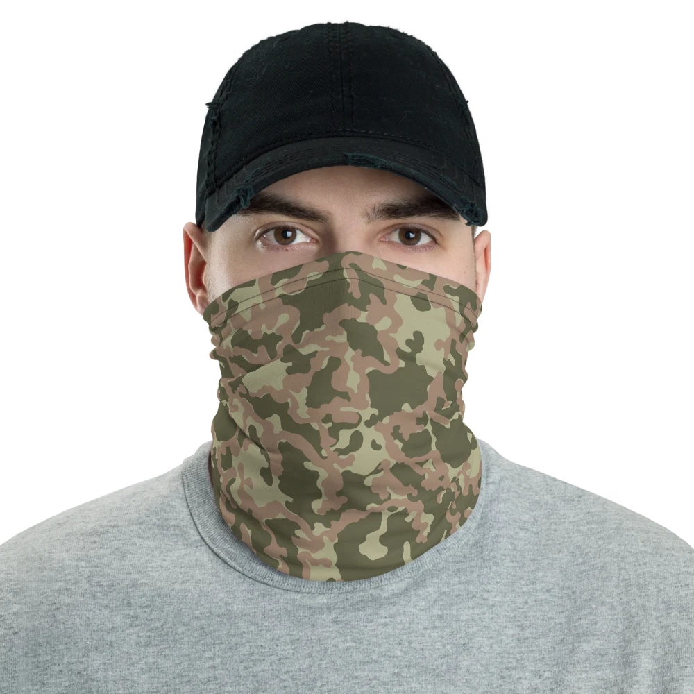 Soviet TTsKO Butan Green Red-Brown Camouflage Neck Gaiter