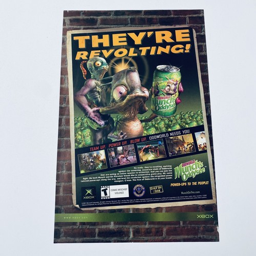 Super Smash Bros GameCube Game Promo Poster Rare Nintendo 2000s Print Ad - Picture 7 of 7