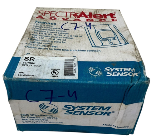 14N223 System Sensor SpectrAlert Wandblitz - Bild 7 von 7