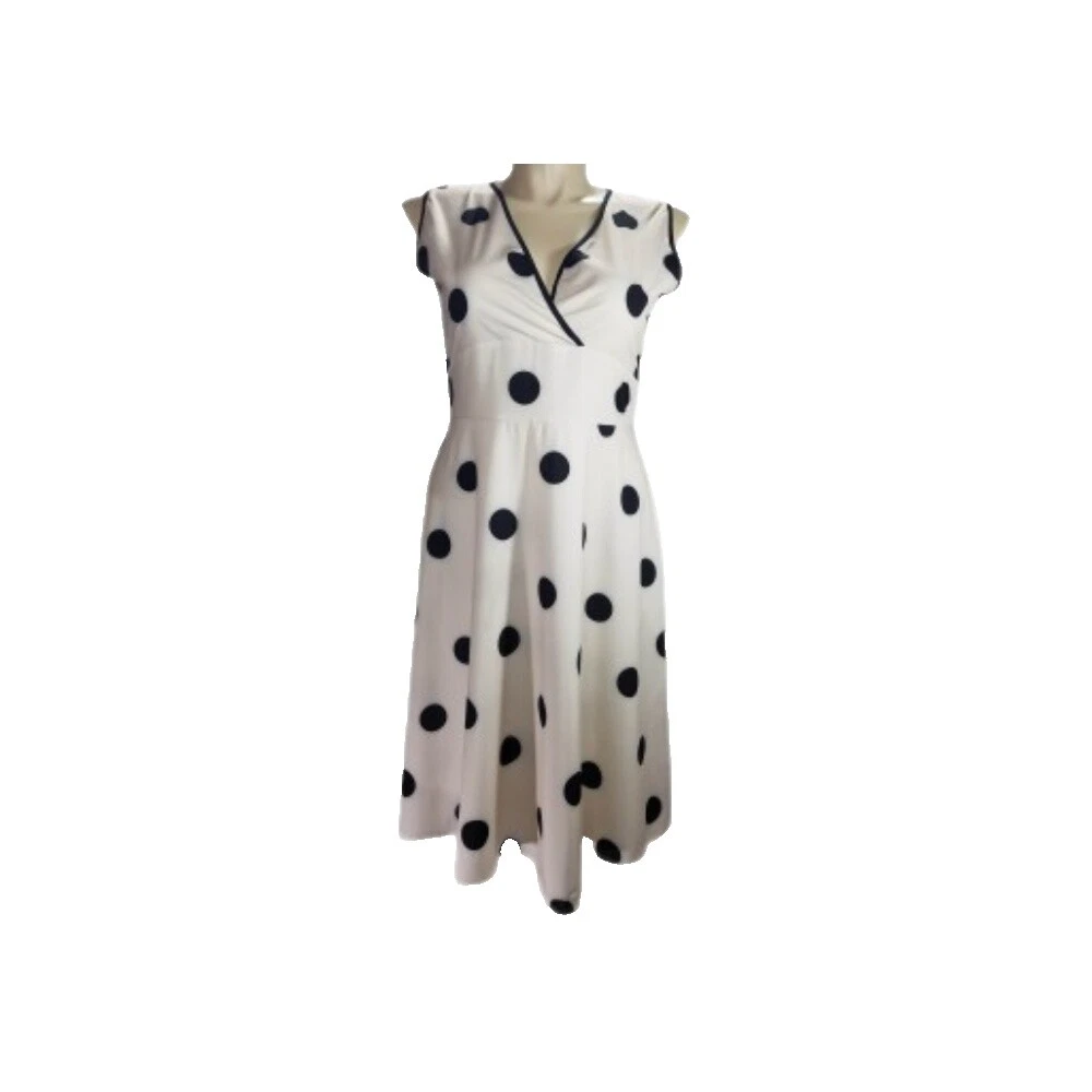 Polka Dot Vestidos de Negro para Mujeres