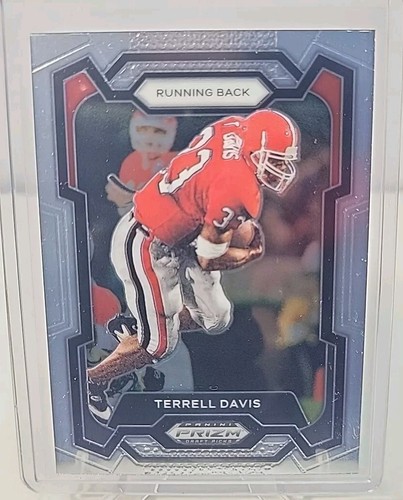 2024 Panini Prizm Draft Picks Terrell Davis #39 Georgia Bulldogs Broncos
