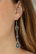 Test Of Timeless Silver Earrings Paparazzi New