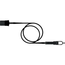 Mystic Surf Pro Board Leash - Black 230451 6 Foot