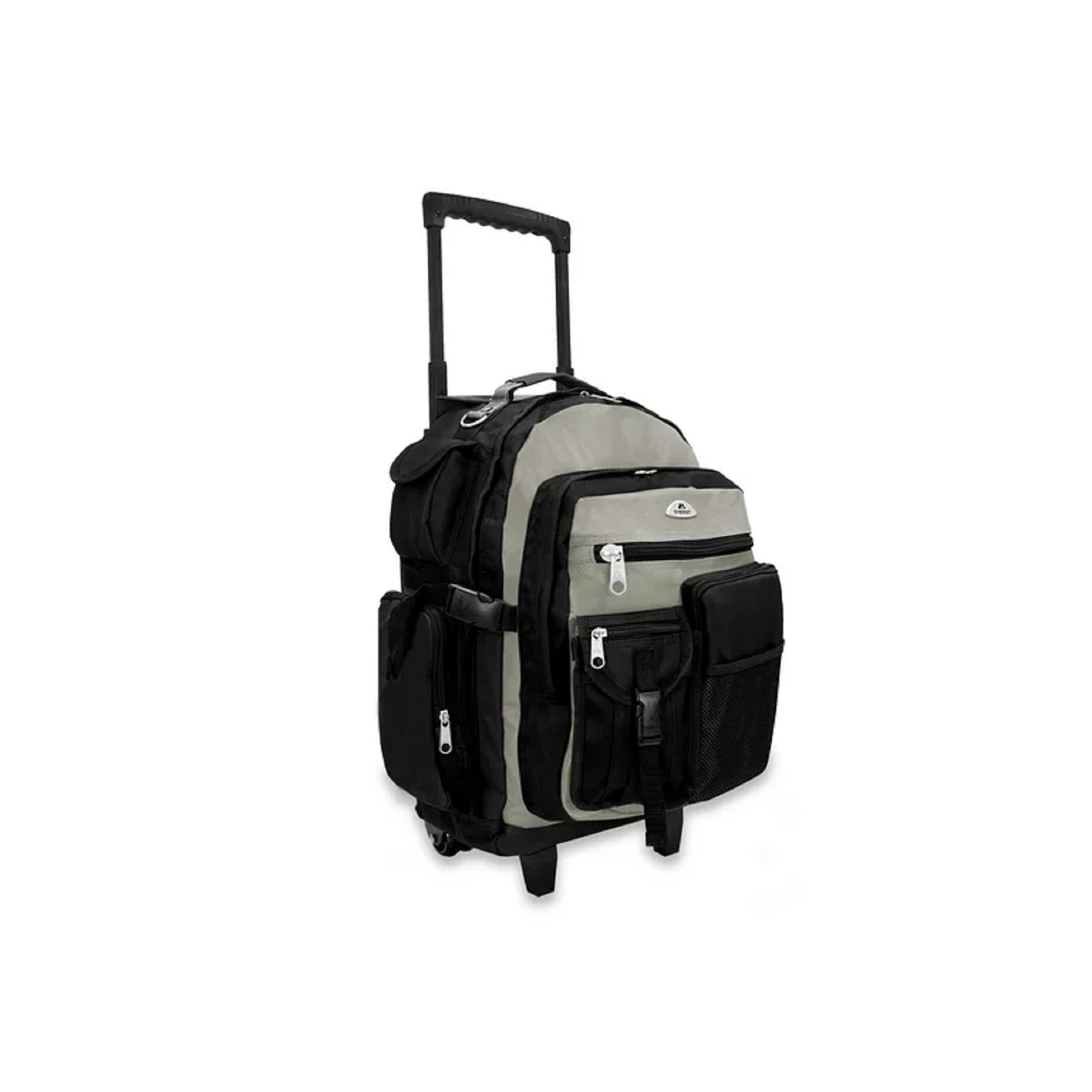Everest 5045WHKH/BK Deluxe Wheeled Backpack 18.5"x 13.5"x 7" Gray