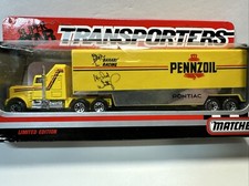 1992 Matchbox Super Star Transporters - CY104 Pennzoil Yellow