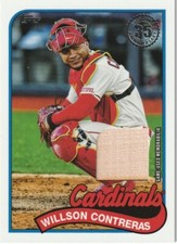 2024 Topps Baseball Series 1 Willson Contreras Cardinals Bat RELIC #89BR-WCO