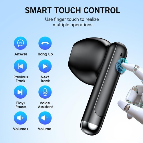 Auriculares Bluetooth 5.3 TWS Auriculares Inalámbricos Auriculares Estéreo Impermeable - Imagen 14 de 21