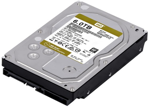 Hard Drive WD Gold WD6002FRYZ 6TB 7.2K 128MB SATA III 3.5'' - 第 1/3 張圖片