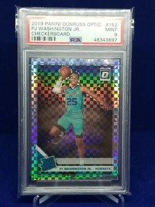 2019 Panini Donruss Optic Checkerboard #152 PJ Washington Jr. PSA 9 MINT
