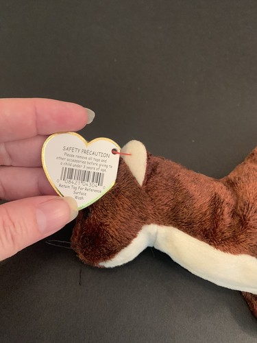 Ty Beanie Baby - RUNNER the Ferret / Mustelidae (7.5 Inch)  with TAGS - Foto 10 di 10