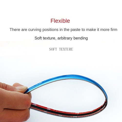 Car Chrome Trim Molding Strip Self-adhesive Moulding Auto Body Bumper 8/10/20mm - Picture 9 of 14