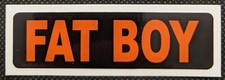 Fat Boy Motorcycle Helmet Sticker Decal