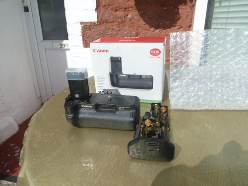 Genuine Canon BG-E3 Battery Grip Extension For Canon EOS 350D & 400D refc5 NEW - Picture 11 of 15
