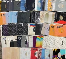 45 RPM RECORD COMPANY SLEEVES 70/80s $1.00 EACH UNLIMITED SHIP NEW STOCK 9/7/25