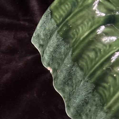 Vintage Cookson Pottery CP3807 USA Rectangular Green Ceramic Planter - Picture 11 of 12