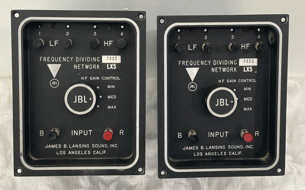 JBL LX5　ネットワーク ペア JBL LX5 16Ω Crossovers Blue Color consecutive serial number
