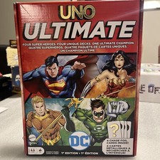 Mattel Games UNO Ultimate Marvel Card Game with 4 Character Decks, 4... 