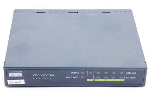 Cisco Systems PIX 501 Security Network Appliance 4-Port VPN Firewall 47-10539-01 - Picture 1 of 1