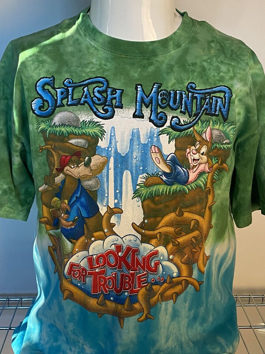 Vintage Disney World Park Splash Mountain Tie-Dye T-Shirt Vintage Disney World Park Splash Mountain Tie-Dye T-Shirt