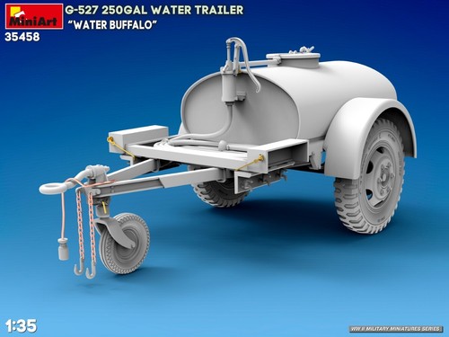 MINIART 1/35 WWII Water Buffalo G527 250Gal Water Trailer MIA35458 - Picture 3 of 4