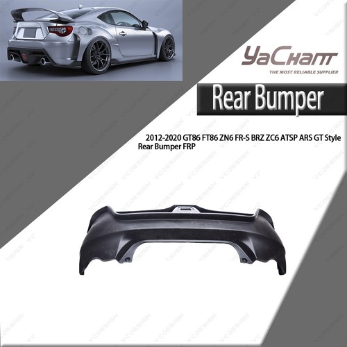 FRP ATSP ARS GT Style Rear Bumper For Toyota 12-20 GT86 FT86 ZN6 FR-S BRZ ZC6 - Picture 1 of 18