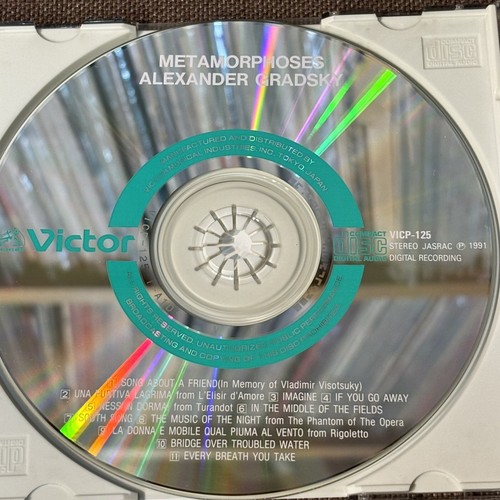 ALEXANDER GRADSKY Metamorphoses JAPAN CD VICP-125 OBI + 12-p PS Booklet Градский - Picture 11 of 15