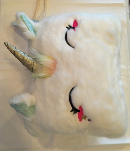 Cat & Jack Unicorn Winter Accessories Warm Plush Hand Warmer for Girls - Picture 2 of 4