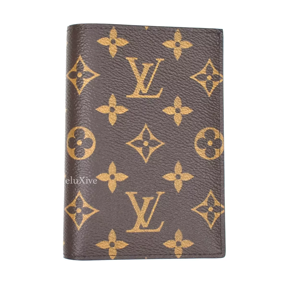 Louis Vuitton Passport Holder Brown LV Monogram Great 