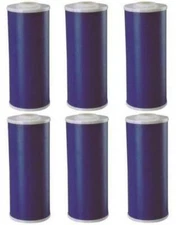 Bluonics 6 Pack (GAC) Granular Activated Carbon Water Filters 4.5x10" Cartridges