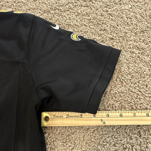 Camiseta deportiva Drew Brees 9 Nike juvenil XL negra sobre el campo New Orleans Saints NFL fútbol - Imagen 11 de 15