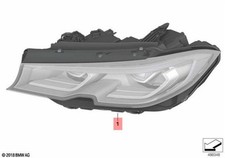 Genuine BMW M3 G20 330i 330iX M340i M340iX Headlight LED AHL Left 63118496159