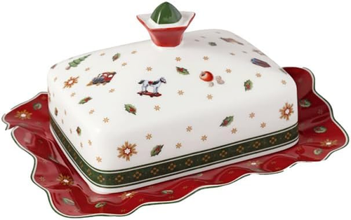 14-8585-1861Toy'S Delight Butter Dish, Porcelain - Picture 7 of 12