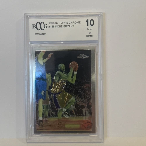 1996-97 Topps Chrome #138 Kobe Bryant Rookie BCCG 10
