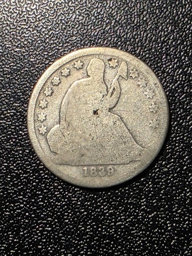 1839 O Seated Liberty Dime DT715B - Picture 3 of 4