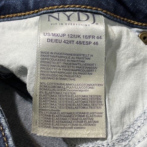 NYDJ Not Your Daughters Marilyn Straight Damenjeans 12 blau Medium Wash MidRise - Bild 9 von 12