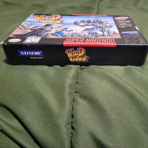 super nintendo snes wild guns cib with manual and inserts - Bild 3 von 14