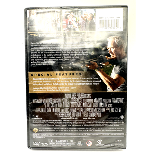 GRAN TORINO (2008) DVD Eastwood Vang Carley - NIW Unopened - Picture 2 of 3