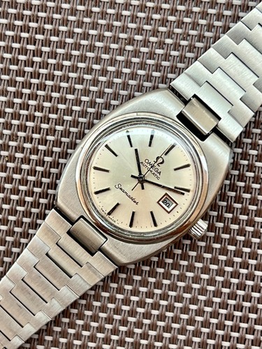 Omega Seamaster Cal 684 Automatik Uhr 766.0818 Lady's Perla Dial Woman