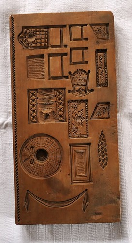 Große museale seltene Marzipan Model beidseitig sehr fein geschnitzt ca. um 1800 - Bild 2 von 7